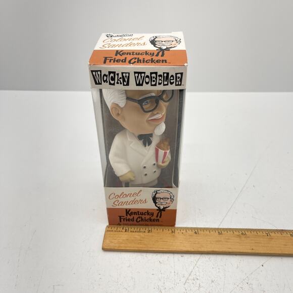 Funko Wacky Wobbler 7" Colonel Sanders Bobblehead 2001 Kentucky Fried Chicken - Picture 14 of 14